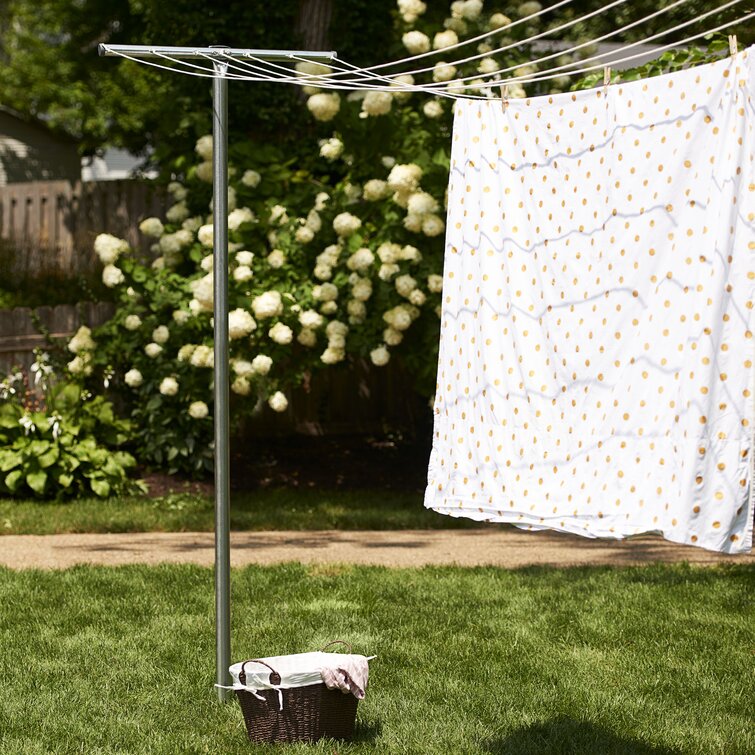 Laundry outlet pole outdoor